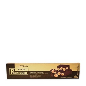 Pernigotti, Torrone Nocciolato Fondente, al Cioccolato Fondente con Nocciole Intere, Senza Glutine, 12 Pezzi x 250 gr (3 kg)