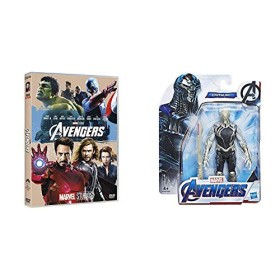 Dvd the avengers 10° + Chitauri, Action Figure Personaggio Giocattolo