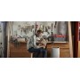 De'Longhi DEX214F Tasciugo AriaDry Deumidificatore Ambiente Casa, 290 W, 14 Litri, 37 Decibel, Plastica, Bianco