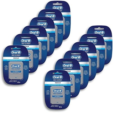 Oral-B Pro-Expert Clinic Line, 12 pezzi, Filo Interdentale per Denti Sensibili, 40 m
