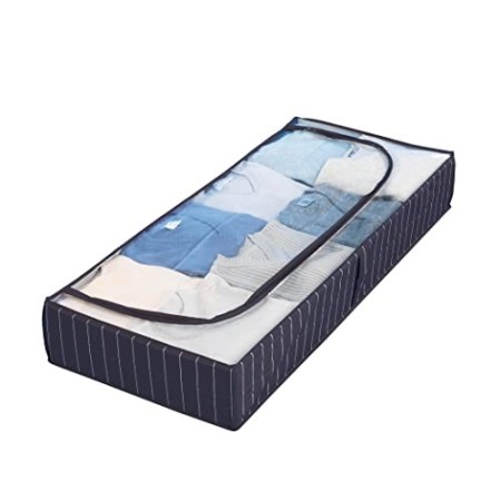 WENKO Custodia sottoletto Comfort, PEVA, 105 x 15 x 45 cm, Blu