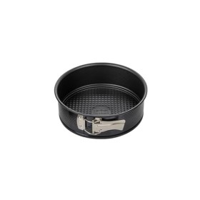 Zenker 6500 Tortiera Apribile 1 Fondo in Acciaio, Nero, 20 cm