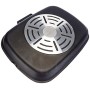 Lagostina Easy Grill, Bistecchiera Rettangolare, Antiaderente, Alluminio Pressofuso, Nero, Diametro 24 x 32 cm