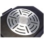 Lagostina Easy Grill, Bistecchiera Rettangolare, Antiaderente, Alluminio Pressofuso, Nero, Diametro 24 x 32 cm
