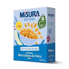 Misura Cornflakes Dolcesenza | Mais Italiano | Senza Zuccheri Aggiunti | Confezione da 350 gr