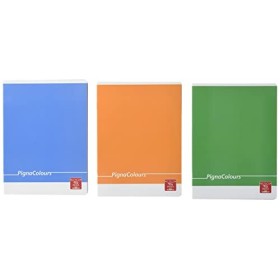 Pigna Colours - Conf. 10 Quaderni A5 , colori assortiti , 5M , quaderni a quadretti 5 mm