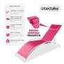 TecTake 800675 - Set di 2 Lettini Prendisole, Morbido Poggiatesta, Resistente alle Intemperie, Schienale Regolabile in 5 Posizio