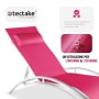 TecTake 800675 - Set di 2 Lettini Prendisole, Morbido Poggiatesta, Resistente alle Intemperie, Schienale Regolabile in 5 Posizio