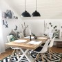 Lampadari a sospensione vintage industriale, set da 2, diametro 30cm, adatti per lampadine LED E27 non incluse, lampada elegante