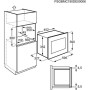 Zanussi ZMSN6DX Microonde Integrabile con Grill da 700 W, 6 livelli di potenza, Manopola girevole, Programma di scongelamento ra