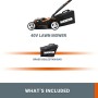 WORX - Tosaerba a batteria, 40 V, 20.00V