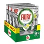 Fairy Platinum Tutto in Uno Limone, 195 Capsule, Pastiglie per Lavastoviglie, per Sfide Difficili, Pulisce i Residui di Grasso N
