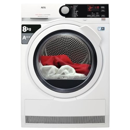 AEG T8dBE851 Asciugatrici a Condensazione, 8 Kg, 65 dB, Bianco
