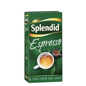 Splendid - Caffè Macinato Gusto Espresso - Miscela per Macchina Caffè Espresso - 12 Confezioni - Pacco da 500 gr