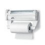 Guzzini Kitchen Active Design Mensola Portarotoli Bis&Tris 40 x 11,5 x H 25,5 cm, Bianco