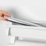 Guzzini Kitchen Active Design Mensola Portarotoli Bis&Tris 40 x 11,5 x H 25,5 cm, Bianco
