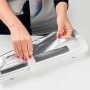 Guzzini Kitchen Active Design Mensola Portarotoli Bis&Tris 40 x 11,5 x H 25,5 cm, Bianco