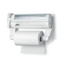 Guzzini Kitchen Active Design Mensola Portarotoli Bis&Tris 40 x 11,5 x H 25,5 cm, Bianco