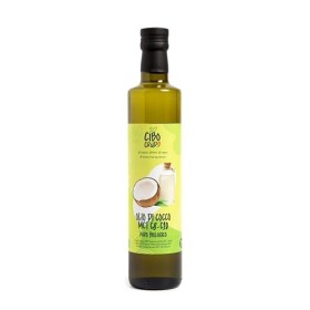 CiboCrudo Olio di Cocco MCT C8-C10 Bio, Puro, Adatto per Dieta Chetogenica, da Consumare in Sostituzione del Normale Olio da Cuc