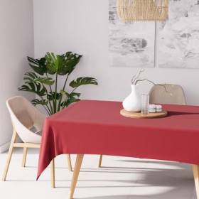 Tovaglia antimacchia rettangolare ALIX rossa, 140 x 300 cm