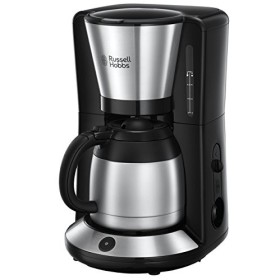 Russell Hobbs Adventure Macchina del Caffè, 1100 W, 10 Tazze, Acciaio