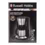 Russell Hobbs Adventure Macchina del Caffè, 1100 W, 10 Tazze, Acciaio