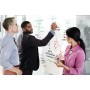 Post-it, Lavagna Cancellabile Post-it Super Sticky in Rotolo, Lavagna Adesiva da Parete, Colore Bianco,121.9 X 243.8 Cm