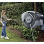 GF GARDEN Rewall 30 Avvolgitubo Automatico a Parete, Grigio