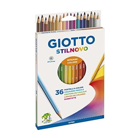 Giotto Stilnovo pastelli colorati in astuccio 36 colori