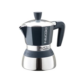 Pedrini Caffettiera MyMoka induction, 2 tazze, Tortora