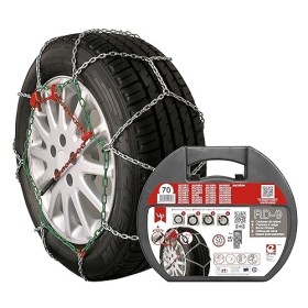 RD9 - Catene da Neve Metalliche mm Misura n. 70 Set 2 pz Guanti Inclusi