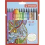 Pennarello Premium - STABILO Pen 68 - Astuccio in Cartone da 18 - Colori assortiti