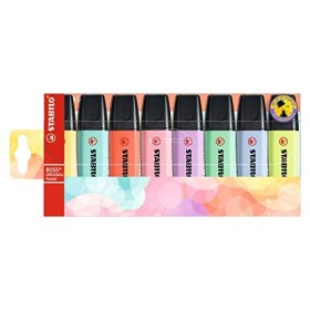 Stabilo Evidenziatore Pastel - Astuccio da 8 - Colori assortiti