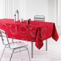 L'Harmonie Du Décor  - 1721577, Tovaglia Rettangolare , 150 X 240 Cm , Bully , Poliestere Stampato Argento , Rosso