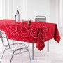 L'Harmonie Du Décor  - 1721577, Tovaglia Rettangolare , 150 X 240 Cm , Bully , Poliestere Stampato Argento , Rosso