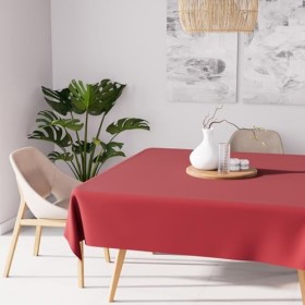 Soleil d'ocre Tovaglia antimacchia Quadrata 180 x 180 cm Alix Rossa