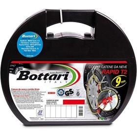 Bottari 18817 "Rapid T2", Catene neve auto 9 mm, Misura 070, Omologate TUV e GS Onorm