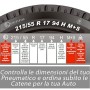 Bottari 18817 "Rapid T2", Catene neve auto 9 mm, Misura 070, Omologate TUV e GS Onorm