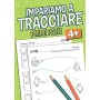 Tracciare Primi Passi: Libro per bambini Etá 4+ prescolare e principianti per imparare a tracciare liniee e forme - libro per i
