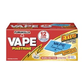 Vape Piastrine Extra, Protezione Rapida contro le Zanzare fino a 12 Ore, 20 Pezzi
