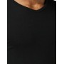 Tommy Hilfiger Stretch V neck 3 pack premium ess Maglietta, Nero (Black 990), Medium (Pacco da 3) Uomo