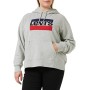 Levi's Batwing Hoodie, cappuccio Donna, Grigio (Sportswear Hoodie Smokestack Htr 0000), Medium