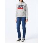 Levi's Batwing Hoodie, cappuccio Donna, Grigio (Sportswear Hoodie Smokestack Htr 0000), Medium