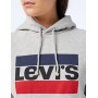 Levi's Batwing Hoodie, cappuccio Donna, Grigio (Sportswear Hoodie Smokestack Htr 0000), Medium