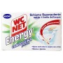 Wc Net Energy con Candeggina, Detergente Igienizzante in Polvere per WC, Schiuma Autopulente con Azione Sbiancante, 4 Buste x 12