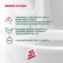 Wc Net Energy con Candeggina, Detergente Igienizzante in Polvere per WC, Schiuma Autopulente con Azione Sbiancante, 4 Buste x 12