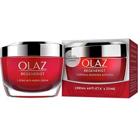 Olaz Regenerist 3 Zone Crema Viso Antirughe Giorno, con Acido Ialuronico e Vitamina B3, risultati visibili dal giorno 1, idratan