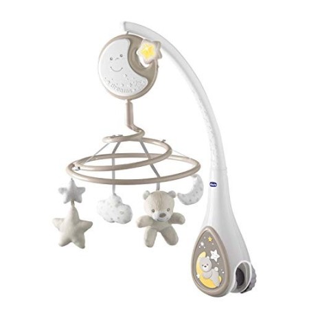 Chicco Next2Dreams Mobile Neutra Prima Infanzia Giostrine, Multicolore, 8058664051946