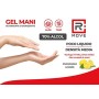 RMOVE gel igienizzante mani antibatterico 5 litri 70% ALCOL disinfettante mani profumato al limone arricchito con olii essenzial