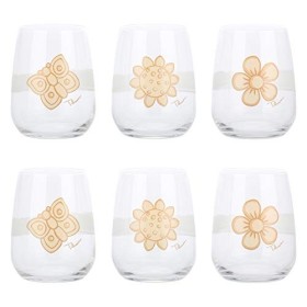 THUN® - Set 6 Bicchieri - Accessori Cucina - Vetro - Accessori Casa - Linea Elegance